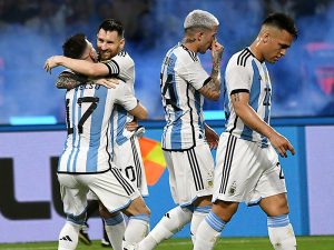 messi amistoso seleccion santiago curazao 2